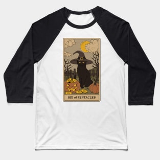 Six of Pentacles Baseball T-Shirt